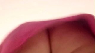 AsianWife Shaved Pussy Upskirt Dancing