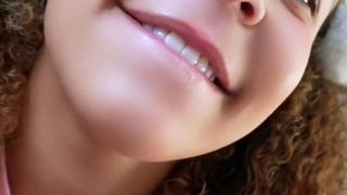 Jessy funny amateur teen brunette toying