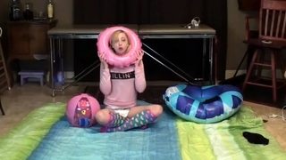 Mandie: Wet Pullup, Inflatables