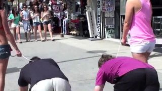 Blonde Amateur Finger Fucked Outdoors In Public