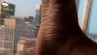 Black Amateur Explore Hot Foot Fetish