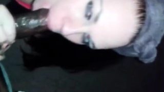 Outdoor BBC Blowjob. Them Eyes!