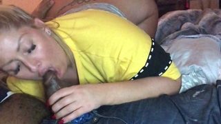 Amateur Bondage MILF Tit Torture nipple clamps blowjob