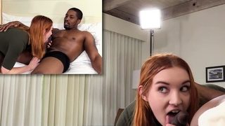 Redhead Opal Esexx Gets BBC Anal