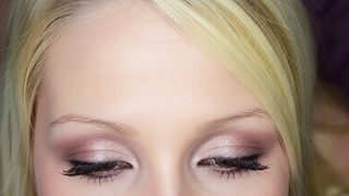 Hardcore oral orgy with a towheaded female completing in a