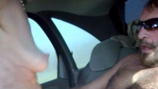 ORGASM ON BACKSEAT OF AN OLD GRANNY